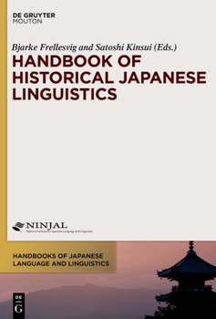 Hardcover Handbook of Historical Japanese Linguistics Book
