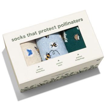 Misc. Socks That Protect Pollinators, Bees, Butterflies, Hedgehogs Book