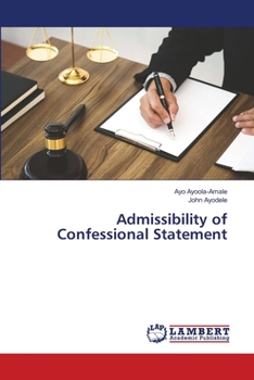 Paperback Admissibility of Confessional Statement Book