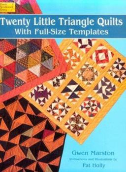 Paperback Twenty-Little Triangle Quilts: With Full-Size Templates Book