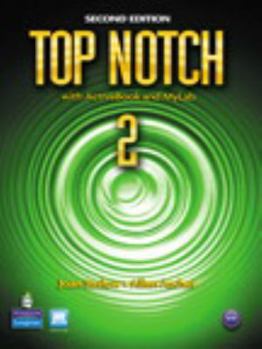 Paperback Top Notch 2 with Activebook and Mylab English Book