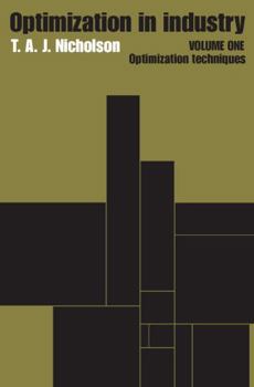 Paperback Optimization in Industry: Volume 1, Optimization Techniques Book