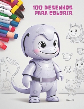 Paperback 100 desenhos para colorir [Portuguese] Book