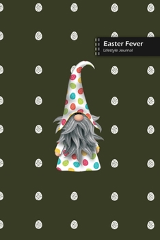 Paperback Easter Fever Lifestyle Journal, Blank Write-in Notebook, Dotted Lines, Wide Ruled, Size (A5) 6 x 9 In (Green II) Book