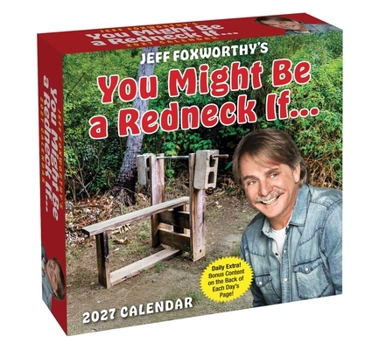 Paper Catalog Jeff Foxworthy's You Might Be a Redneck If. . . 2027 Day-To-Day Calendar Book