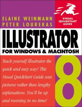 Paperback Illustrator 8 for Windows & Macintosh: Visual QuickStart Guide Book