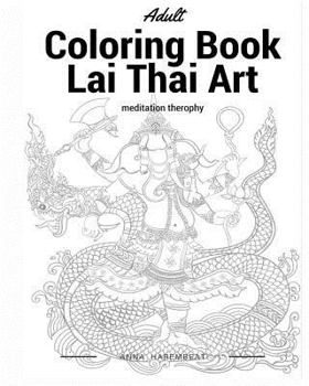 Paperback Lai Thai Coloring Book: Art Lai Thai Meditation Relax Book