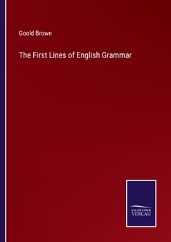 Paperback The First Lines of English Grammar Book