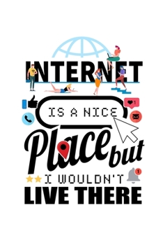 Paperback Notebook: Nerd Internet Online Offline Funny Gift 120 Pages, 6X9 Inches, Blank Book