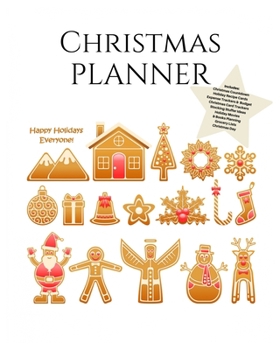 Paperback Christmas Planner: Ultimate Christmas Planner Festive Organiser: Plan and Track Gifts, Cards, Meals, Online Shopping Book