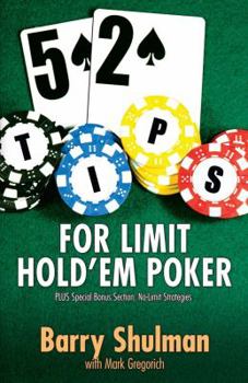 Paperback 52 Tips for Limit Hold'em Poker Book