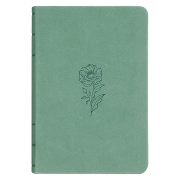 Leather Bound KJV Bible Compact Faux Leather, Teal Book