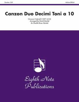 Paperback Canzon Duo Decimi Toni a 10: Score & Parts Book