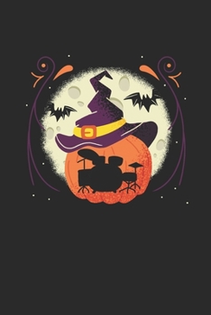 Paperback Halloween Drums: Blank Lined Notebook (6" x 9" - 120 pages) Halloween Themed Notebook for Gift / Daily Activity Journals / Diary Book