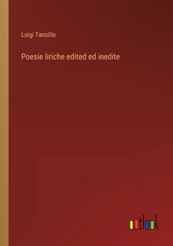 Paperback Poesie liriche edited ed inedite [Italian] Book