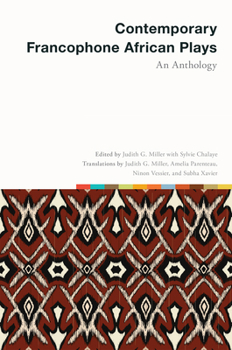 Hardcover Contemporary Francophone African Plays: An Anthology Book