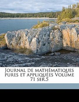 Paperback Journal de math?matiques pures et appliqu?es Volume 71 ser.5 [French] Book