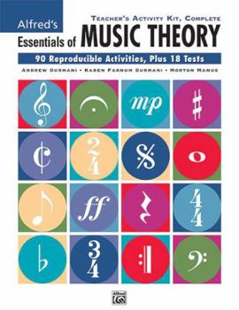 Spiral-bound Teacher's Activity Kit, Complete: 90 Reproducible Activities, Plus 18 Tests (Essentials of Music Theory) Book