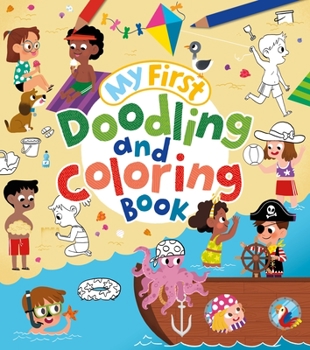 Paperback My First Doodling and Coloring Book