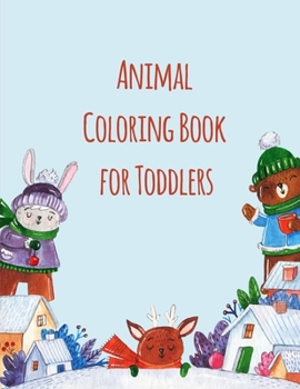 Paperback Animal Coloring Book For Toddlers: Stress Relieving Animal Designs Book