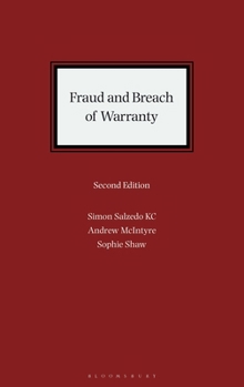 Hardcover Fraud and Breach of Warranty: Buyers' Claims and Sellers' Defences Book