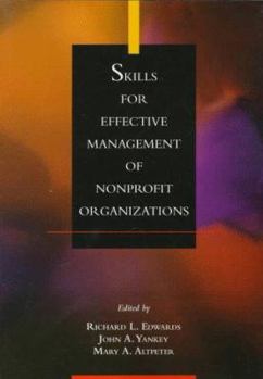 Paperback Skills for Effective Management of Nonprofit Organizations Book