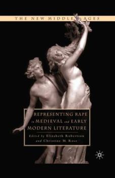 Paperback Representing Rape in Medieval and Early Modern Literature Book