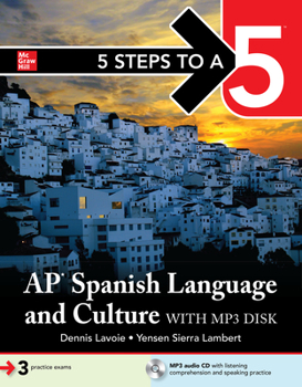 Paperback 5 Steps to a 5: AP Spanish Language and Culture [With DVD ROM] Book