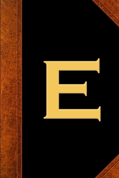 2020 Weekly Planner Monogram E Personalized Monogram E Vintage Style 134 Pages: 2020 Planners Calendars Organizers Datebooks Appointment Books Agendas