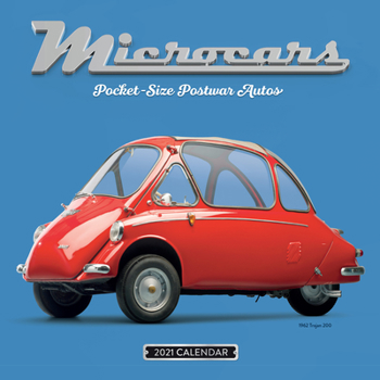 Calendar Microcars Wall Calendar 2021: Pocket-Size Postwar Autos Book