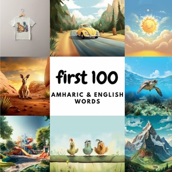 Paperback First 100 Amharic & English Words Book