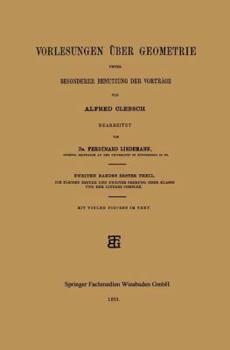 Paperback Vorlesungen Über Geometrie Unter Besonderer Benutzung Der Vorträge [German] Book