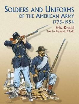 Paperback Soldiers and Uniforms of the American Army, 1775-1954 Book