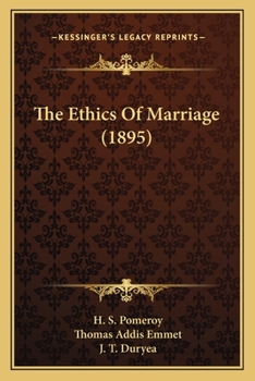 Paperback The Ethics Of Marriage (1895) Book