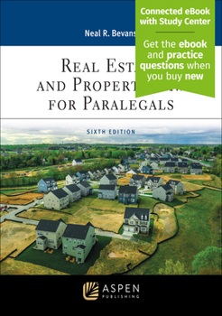 Paperback Real Estate and Property Law for Paralegals: [Connected eBook with Study Center] Book