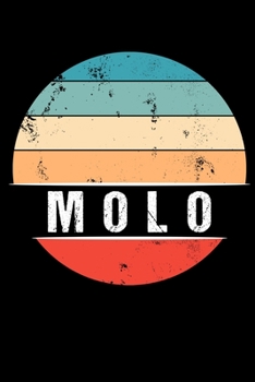 Paperback Molo: 100 Pages 6 'x 9' -Dot Graph Paper Journal Manuscript - Planner - Scratchbook - Diary Book