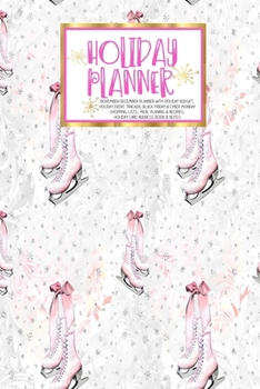 Holiday Planner: Pink Gold Holiday Glam | Christmas | Thanksgiving | Calendar | Holiday Guide | Budget | Black Friday | Cyber Monday | Receipt Keeper ... Card Address | Women | Wife | Mom | Gift