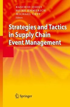 Paperback Strategies and Tactics in Supply Chain Event Management Book