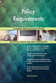 Paperback Policy Requirements Complete Self-Assessment Guide Book