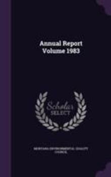 Hardcover Annual Report Volume 1983 Book