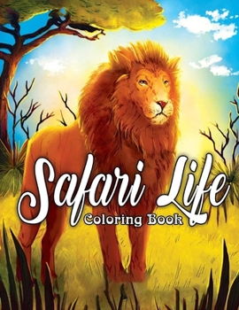 Paperback Safari Life Coloring Book