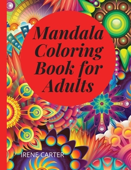 Paperback Mandala Coloring Book for Adults Book