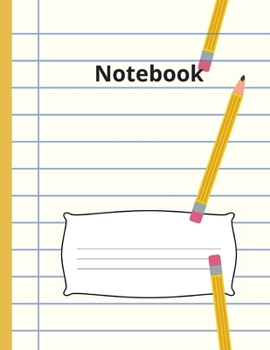 Notebook: Simple linear notebook with college ruled 100 pages (8.5x11 format) / Composition Notebook/ Linear Journal