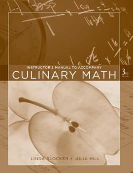 Hardcover Culinary Math Instructor's Manual Book