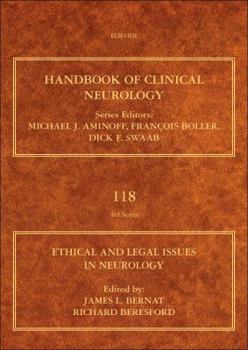Hardcover Ethical and Legal Issues in Neurology: Volume 118 Book