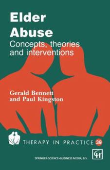 Paperback Elder Abuse: Concepts, Theories and Interventions Book