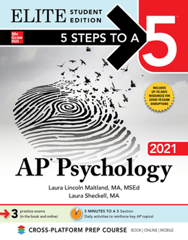 Paperback 5 Steps to a 5: AP Psychology 2021 Elite Student Edition Book