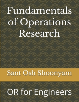 Paperback Fundamentals of Operations Research: OR for Engineers Book