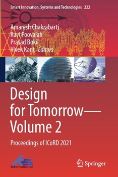 Paperback Design for Tomorrow--Volume 2: Proceedings of Icord 2021 Book