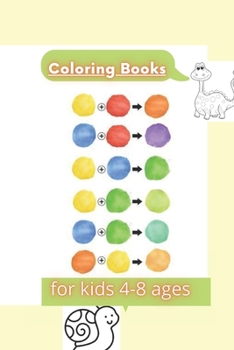 Paperback Coloring Book for kids Ages 4-8: SIMPLE EASY HAPPY BEAUTIFUL fun good joy Book